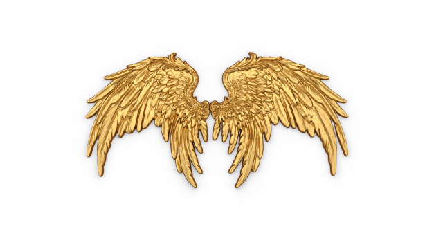 Wings Printable carved decor 10 Modèle 3D .c4d .max .obj .3ds .fbx .stl .blend 