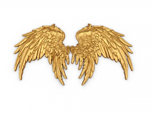 Wings Printable carved decor 10 Modelo 3D