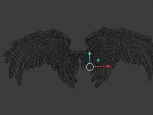Wings Printable carved decor 10 Modèle 3D
