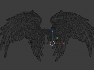 Wings Printable carved decor 10 Modèle 3D