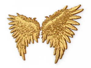 Wings Printable carved decor 11 3D Model