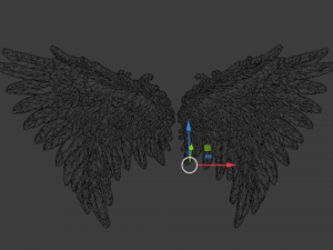 Wings Printable carved decor 11 3D Модель