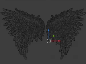 Wings Printable carved decor 11 3D Model