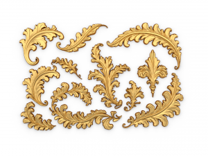 Acanthus Leaves Collection-03 3D Модель
