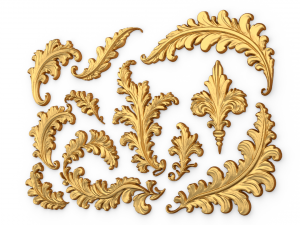 Acanthus Leaves Collection-03 3D Model