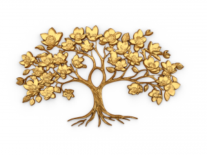 Mural tree decor set ornament 04 3D-Modell