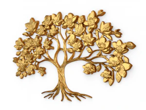 Mural tree decor set ornament 04 3D Model