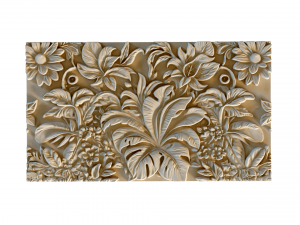 Mural flowers decor set wall panel 02 3D 모델