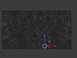 Mural flowers decor set wall panel 02 3D मॉडल