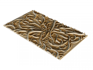Mural decor set wall panel 06 3D Model