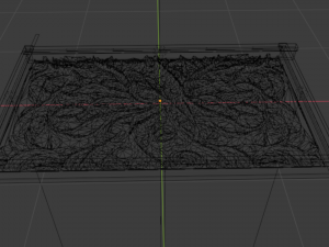 Mural decor set wall panel 06 3D Model