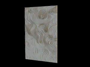 Conjunto de decora&ccedil;&atilde;o mural painel de parede 07 Modelo 3D