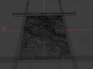 Conjunto de decora&ccedil;&atilde;o mural painel de parede 07 Modelo 3D