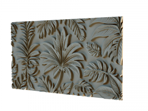 Mural decor set wall panel 08 Modelo 3D