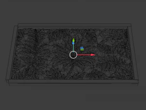 Mural decor set wall panel 08 3D Model