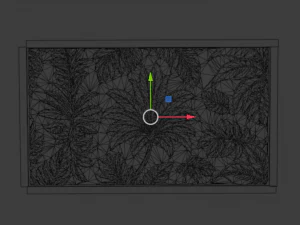 Mural decor set wall panel 08 3D Model