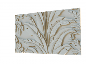 Mural decor set wall panel 11 Modelo 3D