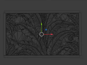Mural decor set wall panel 11 3D Model