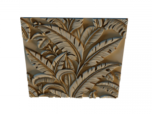 Mural decor set wall panel 13 Model 3D