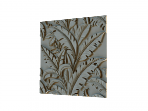 Mural decor set wall panel 13 Model 3D