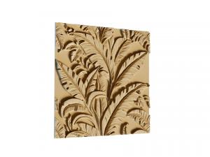 Mural decor set wall panel 13 Model 3D