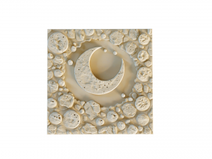 Mural decor set wall panel 15 3D Model