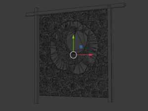 Mural decor set wall panel 15 3D Model