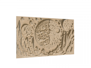 Mural decor set wall panel 16 3D Модель