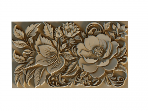Mural decor set wall panel 17 Model 3D