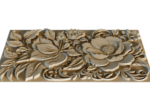Mural decor set wall panel 17 3D Model