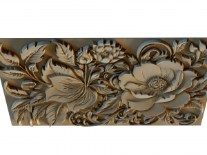 Mural decor set wall panel 17 3D Model