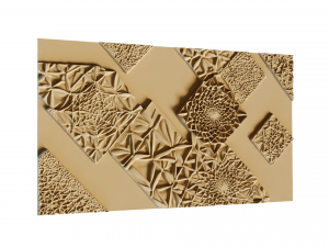 Mural decor set wall panel 19 3D Model