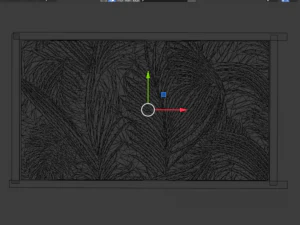 Mural decor set wall panel 20 3D Model