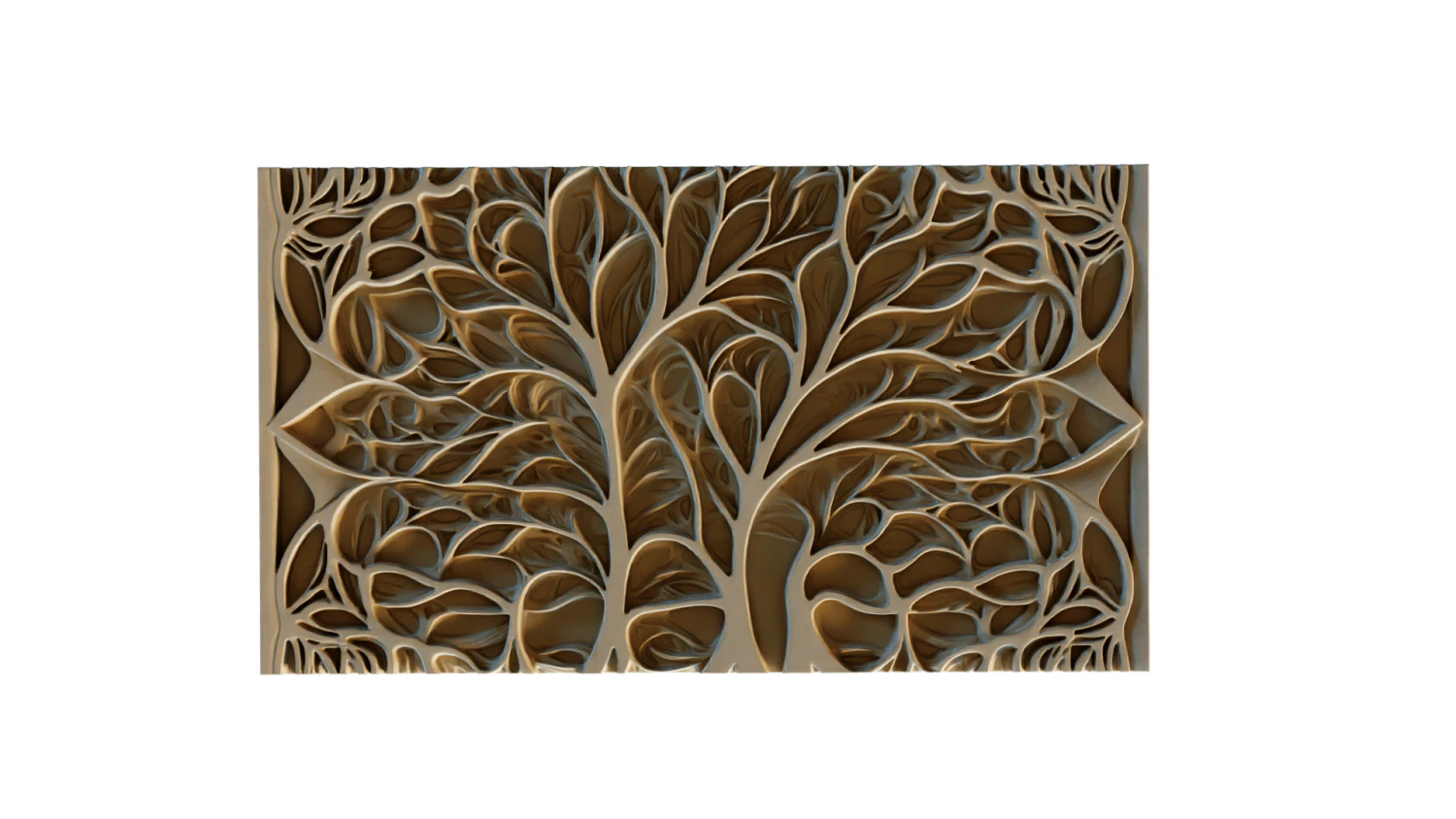 Mural decor set wall panel 21 3D Model .c4d .max .obj .3ds .fbx .stl .blend 