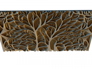 Mural decor set wall panel 21 3D-Modell