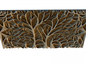 Mural decor set wall panel 21 3D Model
