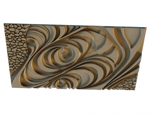 Mural decor set wall panel 22 3D-Modell