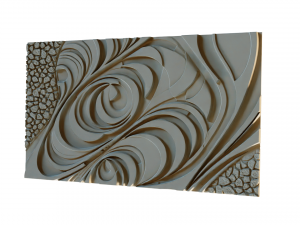 Mural decor set wall panel 22 3D-Modell