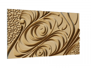 Mural decor set wall panel 22 3D-Modell