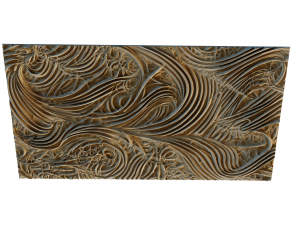 Mural decor set wall panel 23 3D Model