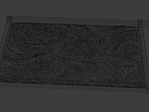Mural decor set wall panel 23 3D Model