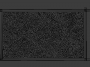 Mural decor set wall panel 23 3D Model