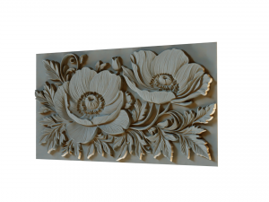 Mural decor set wall panel 25 Modelo 3D
