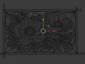 Mural decor set wall panel 25 Modelo 3D