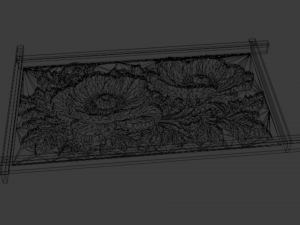 Mural decor set wall panel 25 Modelo 3D