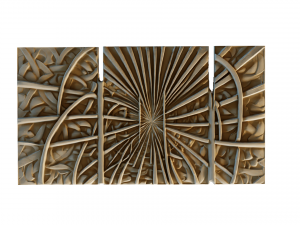 Mural decor set wall panel 26 3D-Modell
