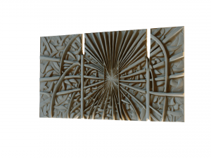 Mural decor set wall panel 26 3D-Modell