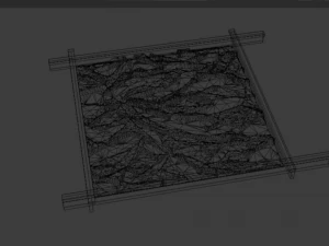 Mural decor set wall panel 29 3D Model