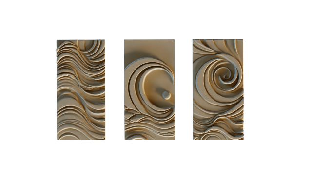 Mural decor set wall panel 31 Modelo 3D .c4d .max .obj .3ds .fbx .stl .blend 