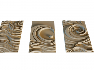 Mural decor set wall panel 31 Modelo 3D